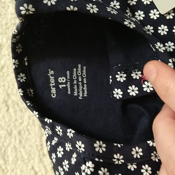 3/$33 Carter's Baby Girl Dress Romper 3piece Set - Picture 4 of 14